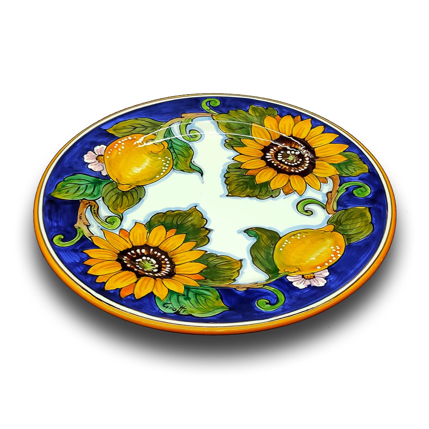 Tuscany SunFlower and Lemon Dinnerware Plate 29cm