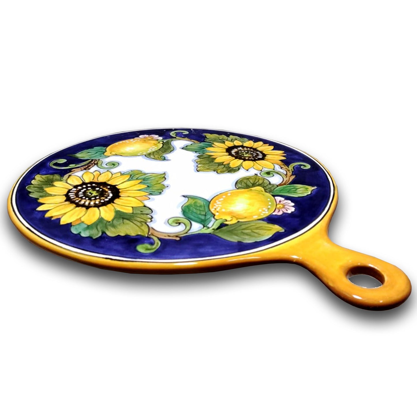 Tuscany SunFlower and Lemon Cheese Board 26cm