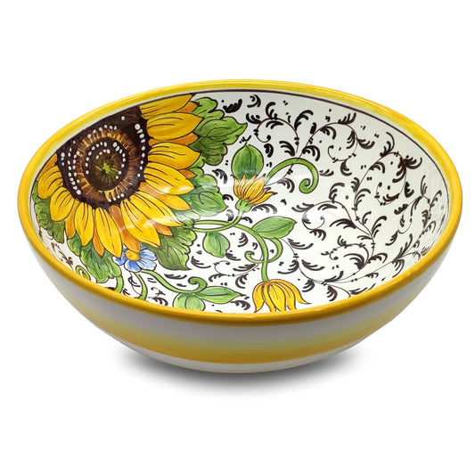 SunFlowers and Sparkle Salad Bowl