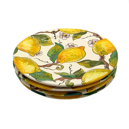 Badia Lemons and Lemons Salad Plate 22cm