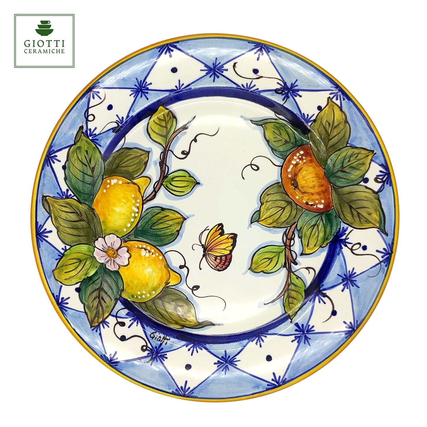 Orange and Lemon Ischia Dinnerware Dish 29cm