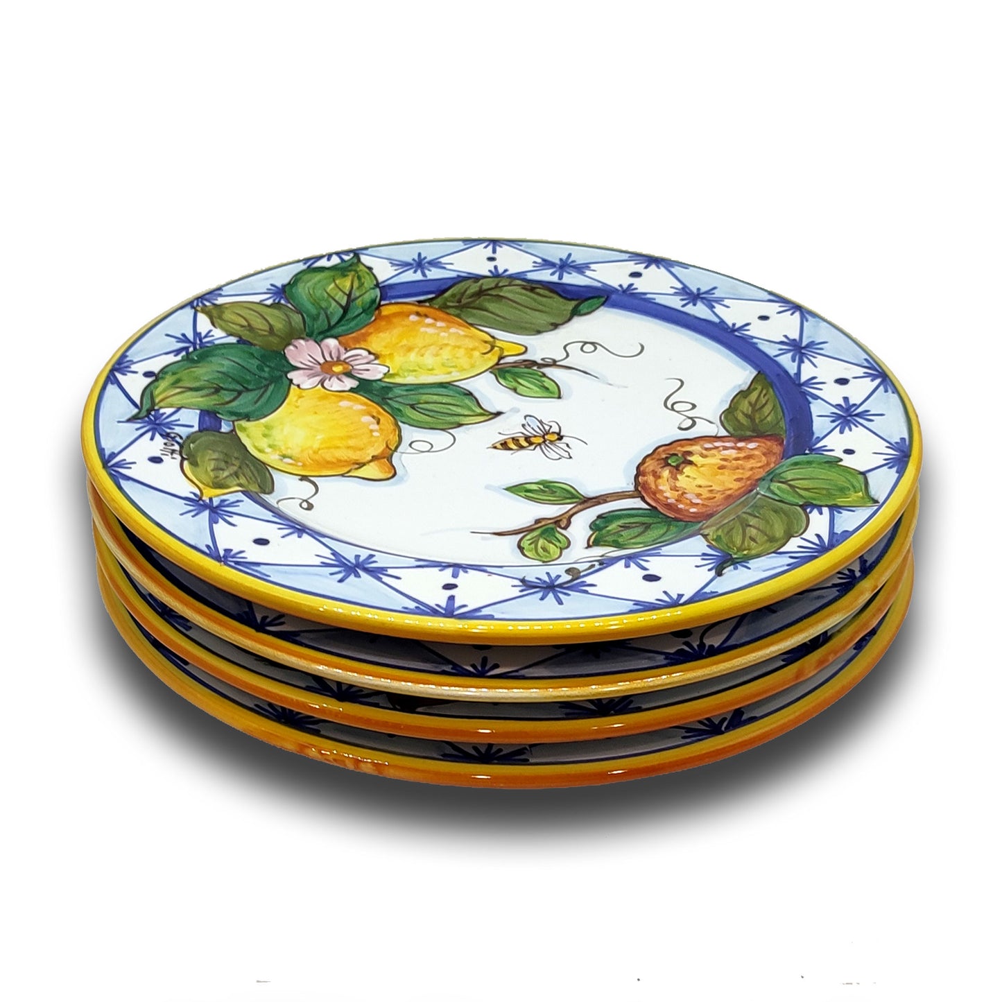 Orange Lemon Ischia Salad Plate 22cm