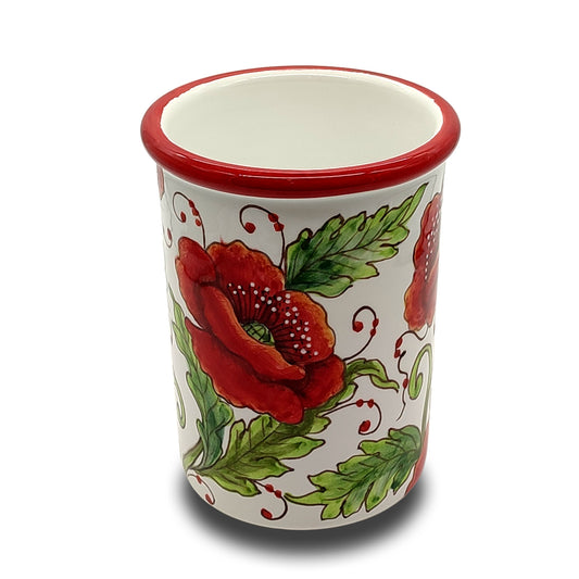 Poppies Utensil Holder