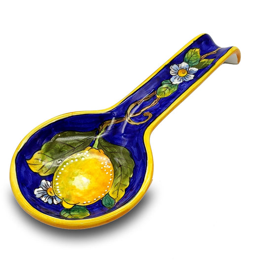 Lemon Blue Spoon Holder