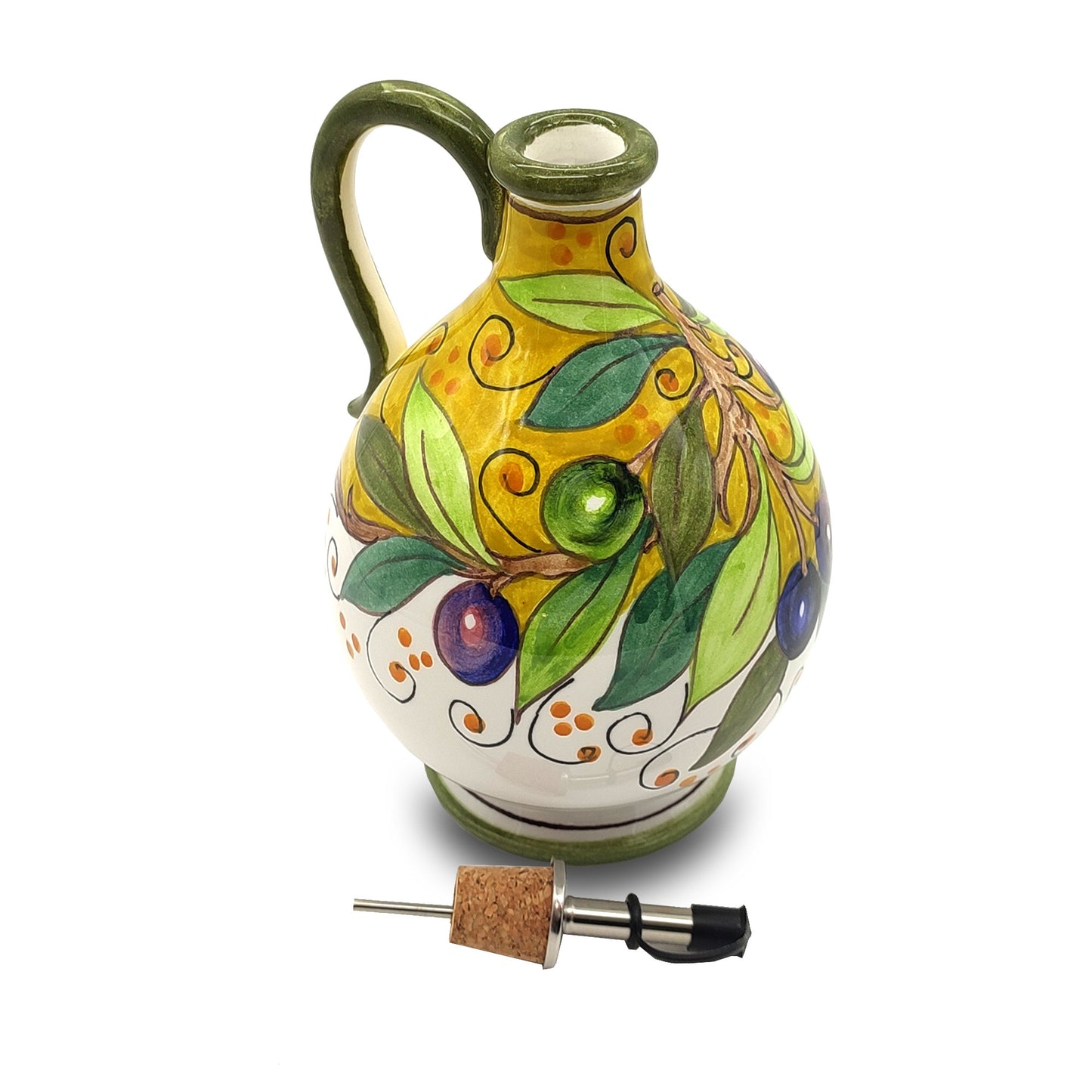 Olive Green Layer Oil Bottle