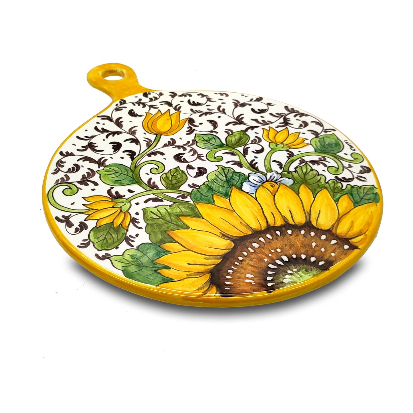 Bargino SunFlowers and Sparkle Cheese Board 26cm