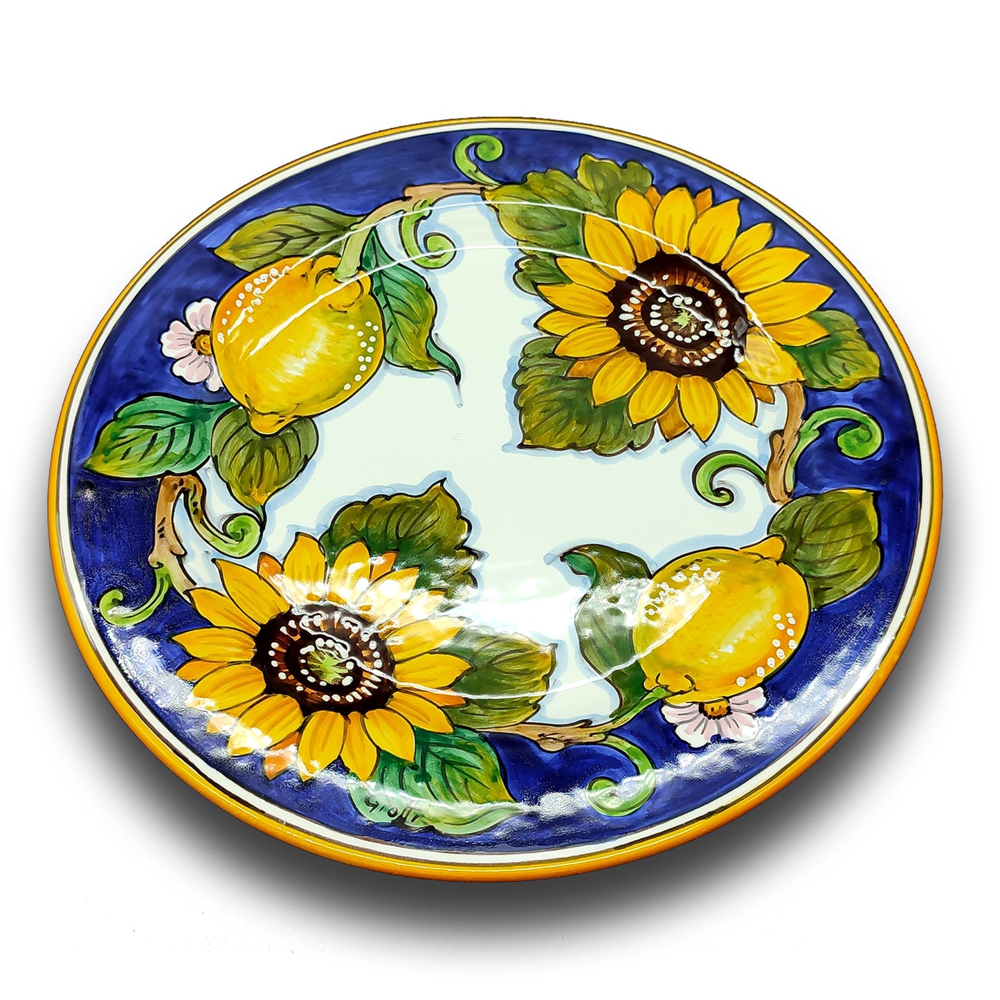 Tuscany SunFlower and Lemon Dinnerware Plate 29cm