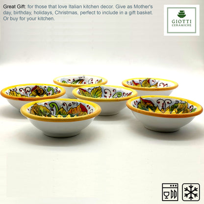 Girasoli e Papaveri Small Serving Bowls - Party Snack