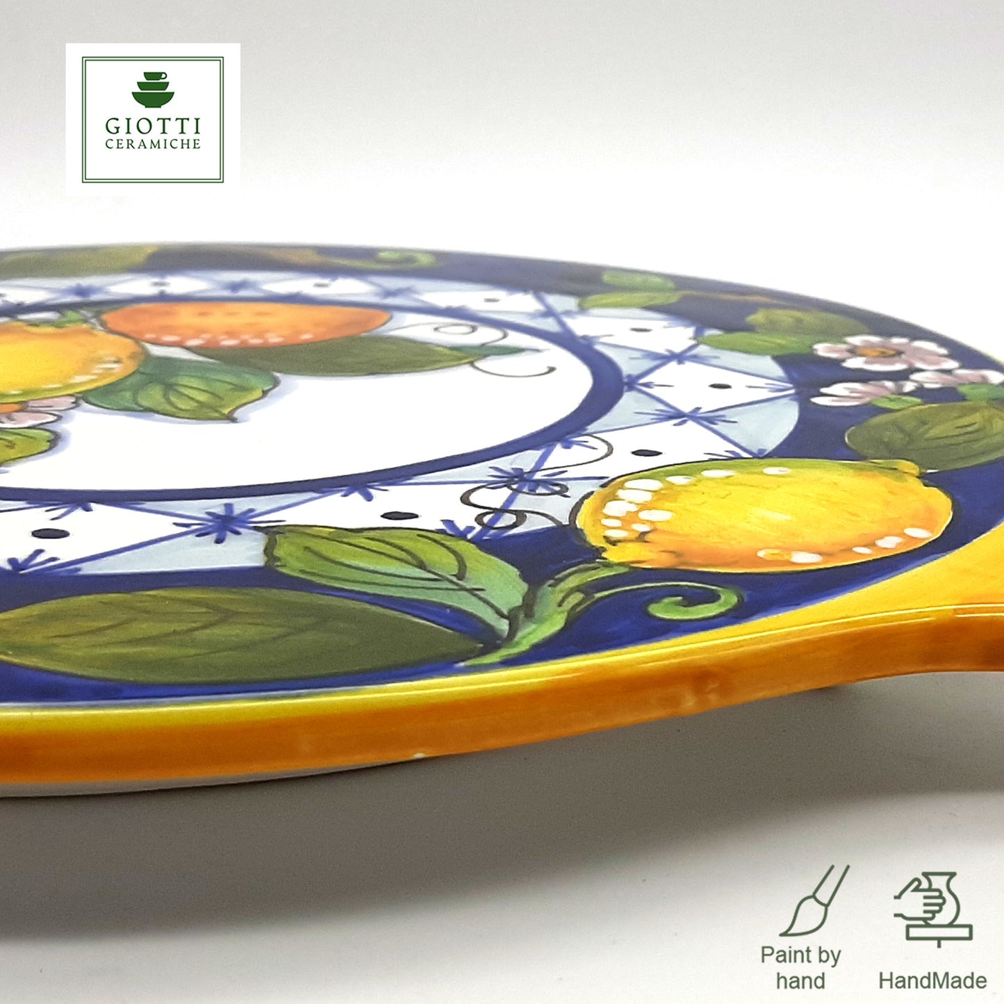 Lemon Orange SunFlowers Cheese Board 26cm