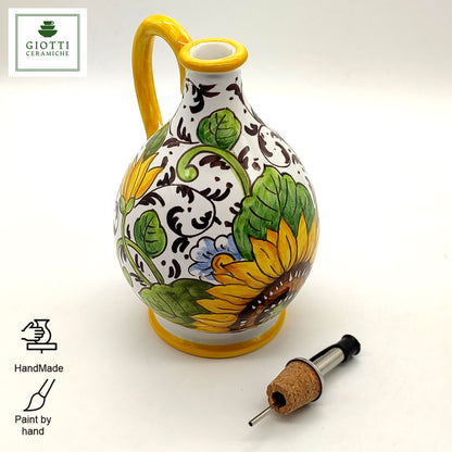 SunFlowers and Sparkle Oil Bottle