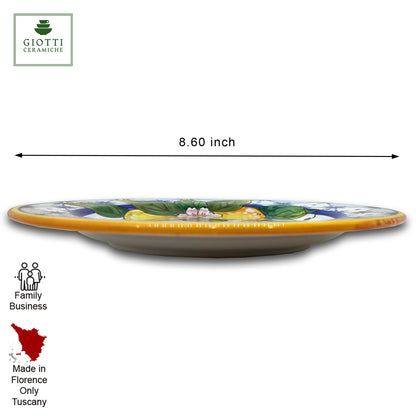 Orange Lemon Ischia Salad Plate 22cm