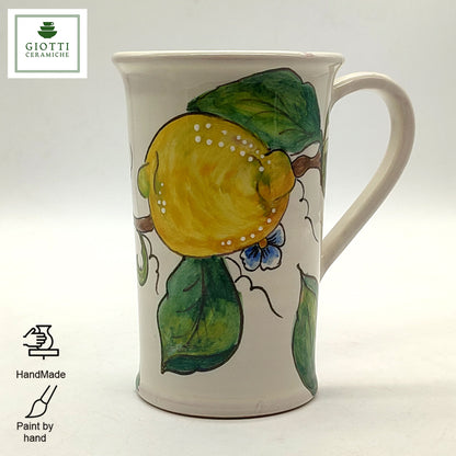 Badia Lemons and Lemons Travel Coffee Cup with Lid