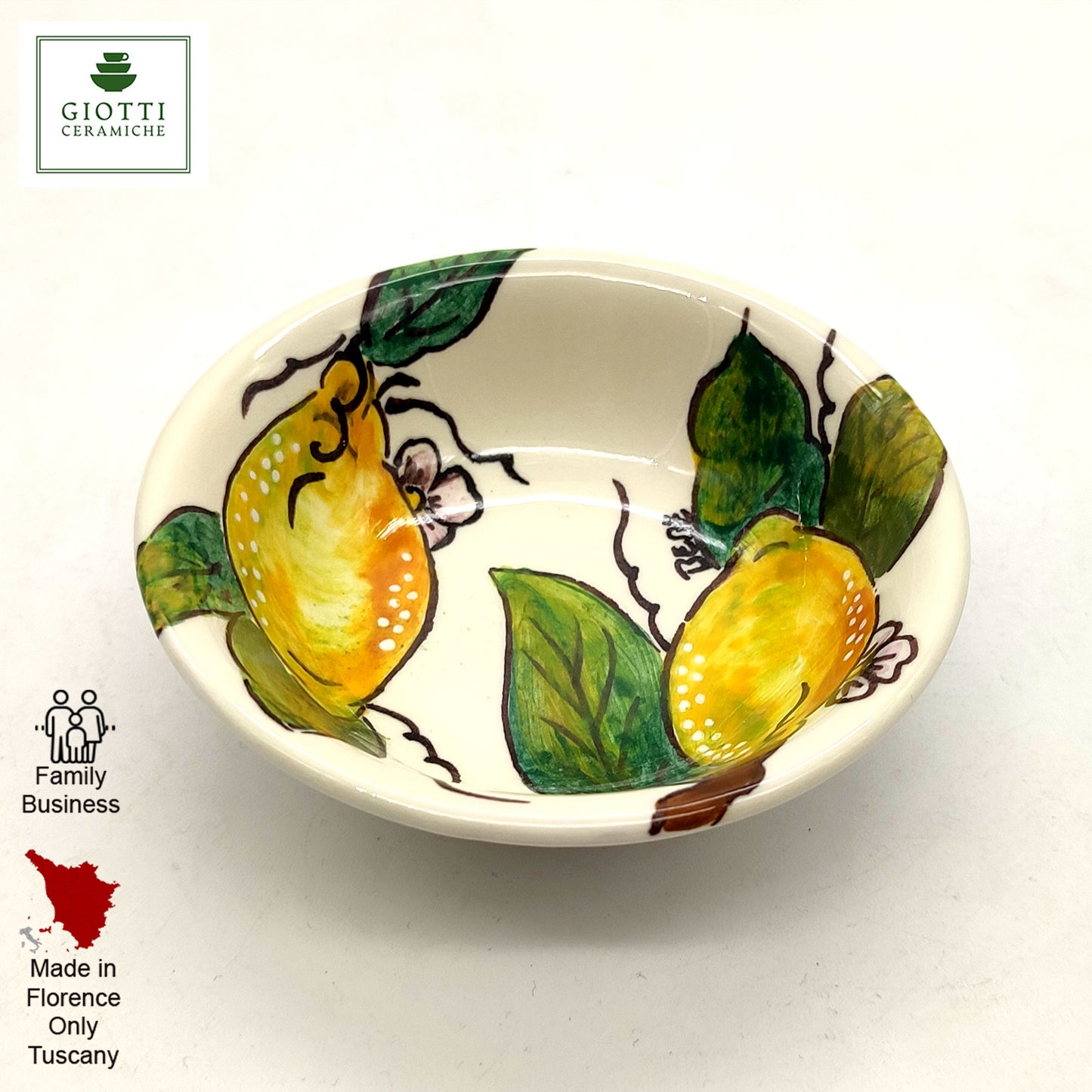 Badia Lemons and Lemons Small Serving Bowls - Party Snack