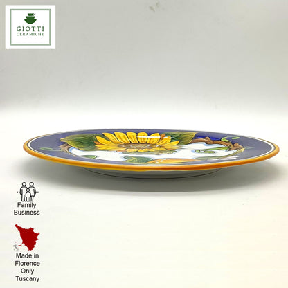 Tuscany SunFlower and Lemon Salad Plate 22cm