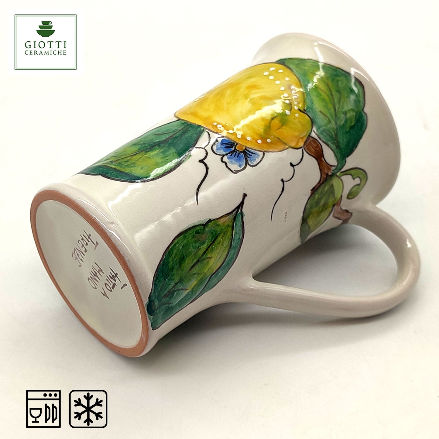 Badia Lemons and Lemons Travel Coffee Cup with Lid