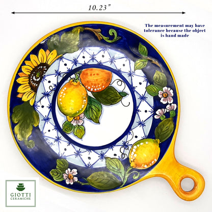 Lemon Orange SunFlowers Cheese Board 26cm