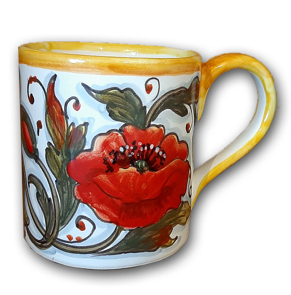 SunFlower and Poppies Mug