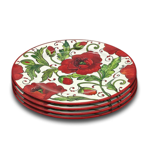 Val d'Orcia Poppies Salad Plate 22cm