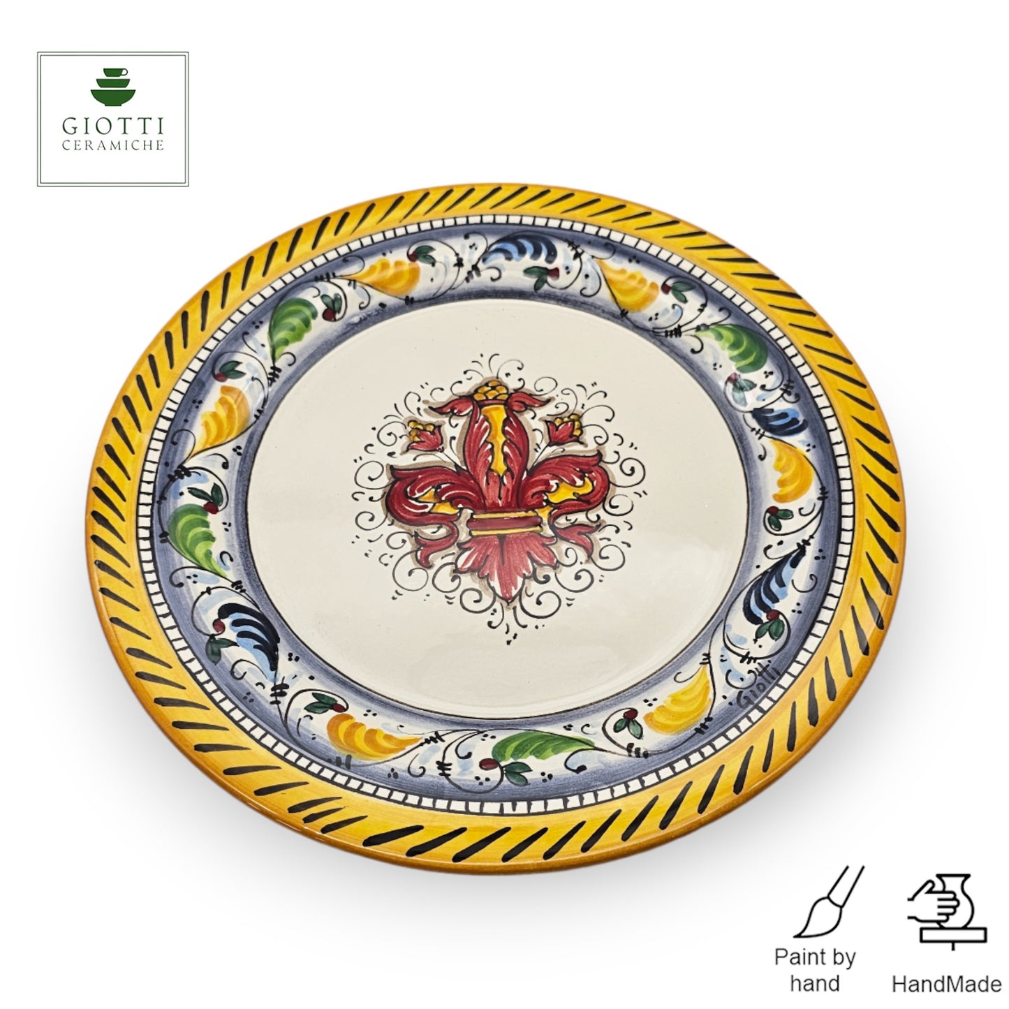 Giglio Rosso Dinnerware Dish / Plate 29cm