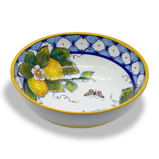 Ischia Orange and Lemons ø 25cm Salad Bowl