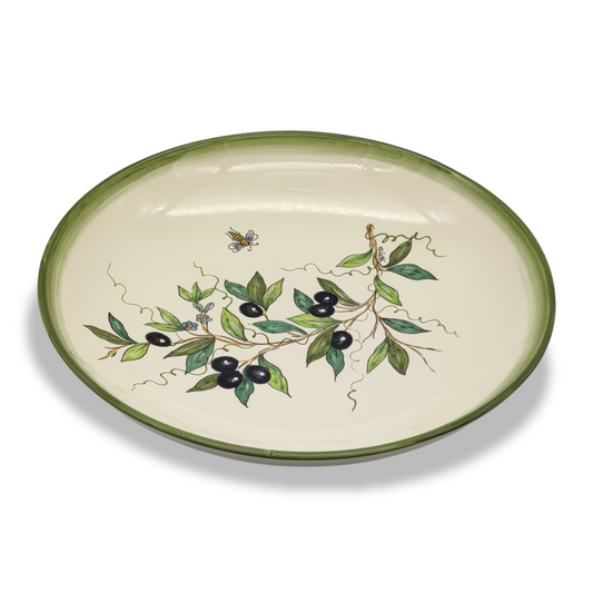 Olive Classico ø 35cm Low Salad Bowl