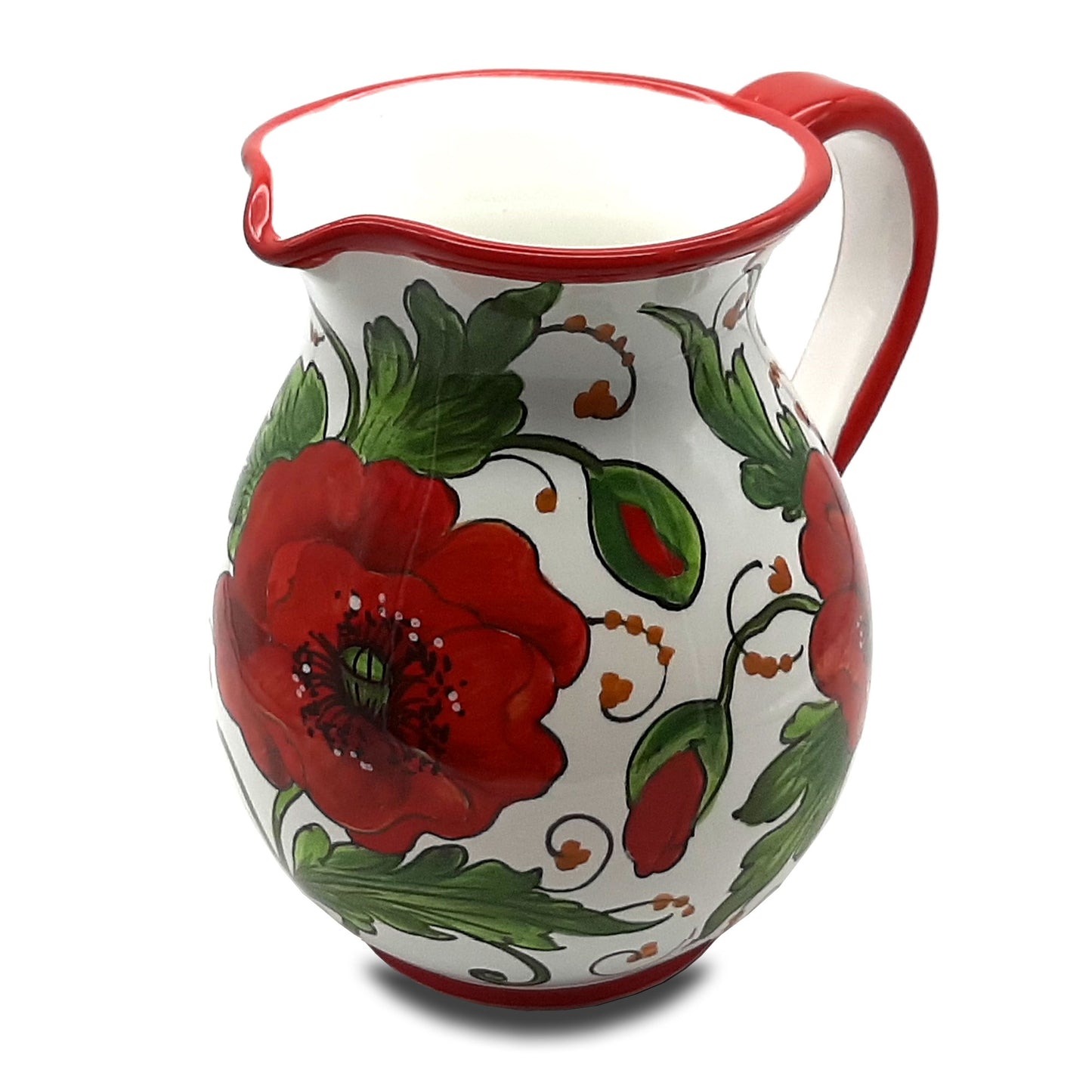 Poppies Tuscany Pitcher