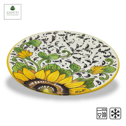 BARGINO SUNFLOWERS AND SPARKLE Salad Plate 22cm