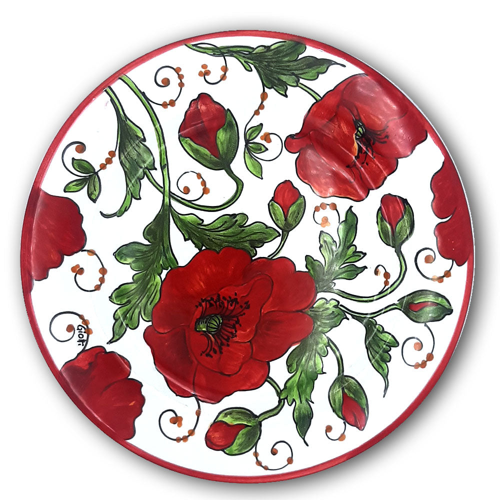 Poppies Dinnerware Dish / Plate