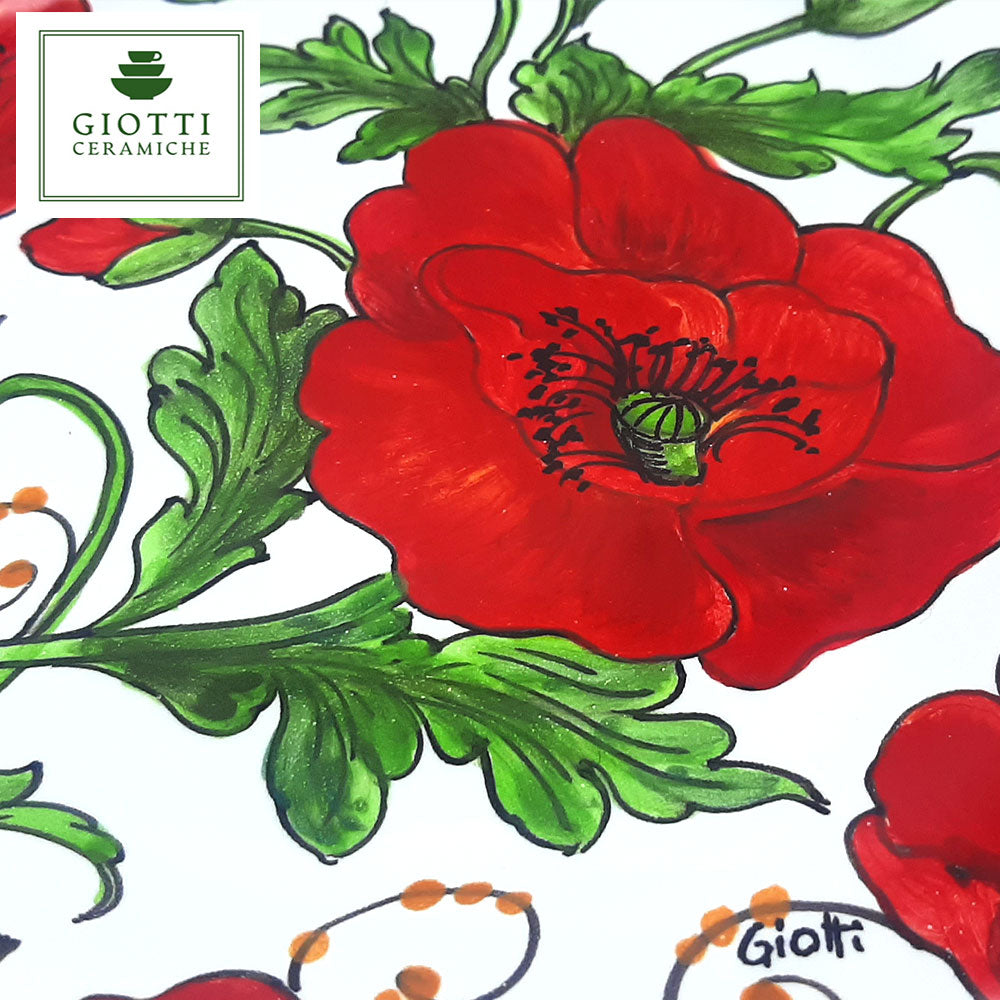 Poppies Dinnerware Dish / Plate