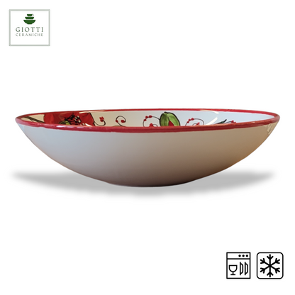 Val d’orcia poppies Pasta and Soup Bowl