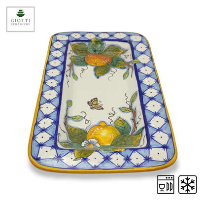 Ischia Orange and Lemons Serving Rectangular platter Tray