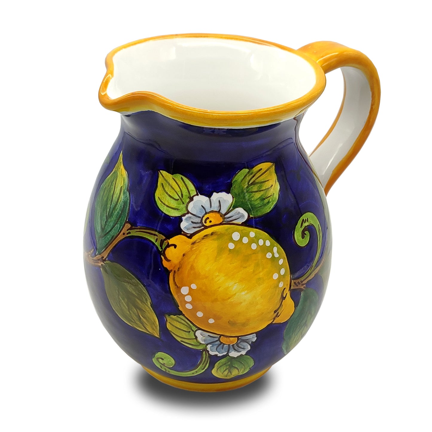 Lemon Blue Tuscany Pitcher