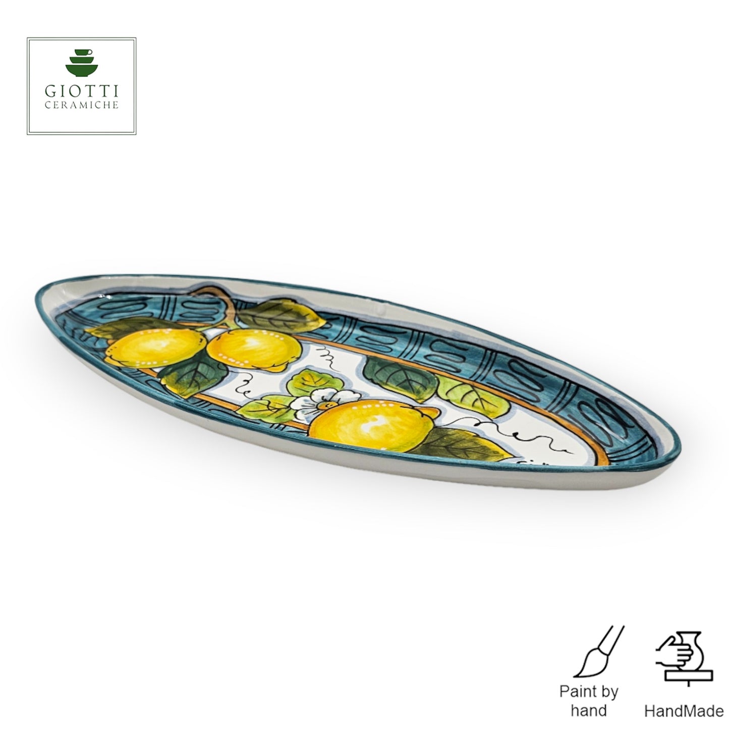 Fiesole Oval Narrow Tray Small