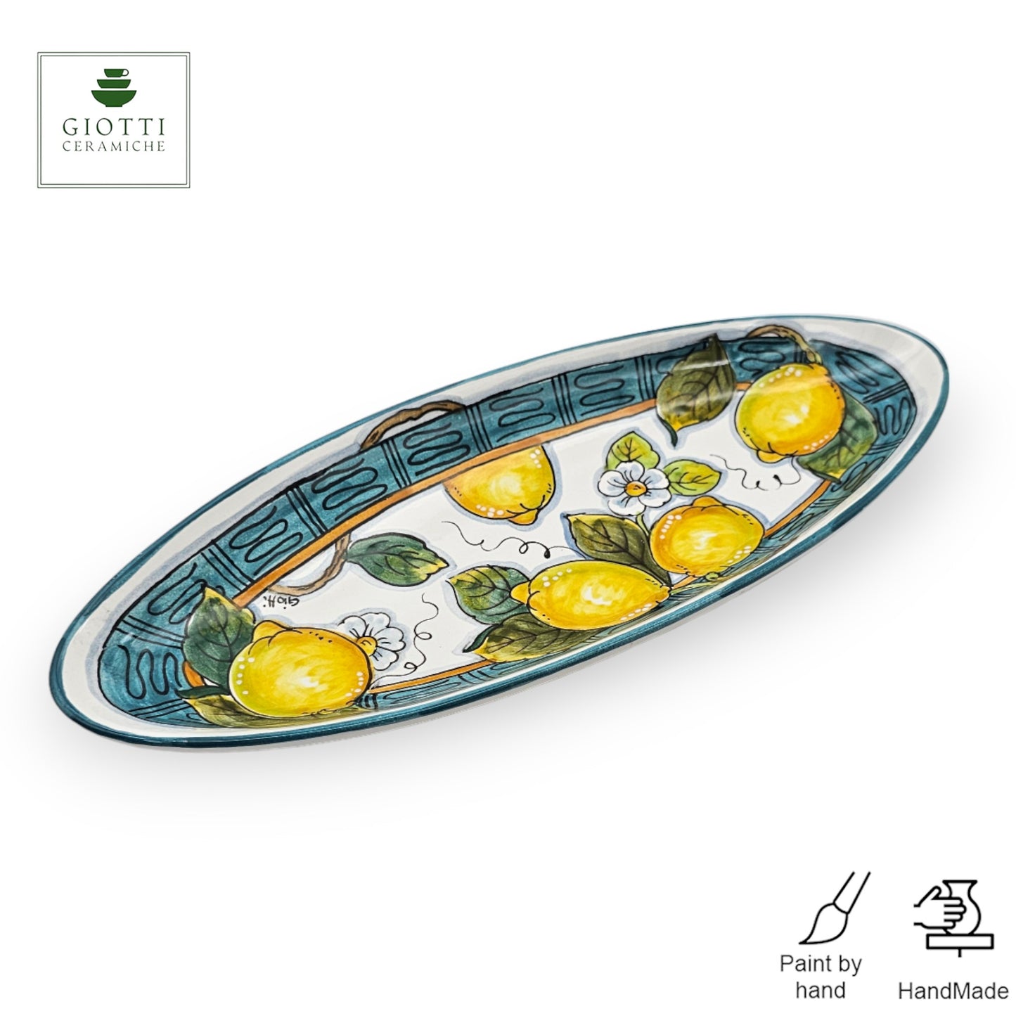 Fiesole Oval Narrow Tray Medium