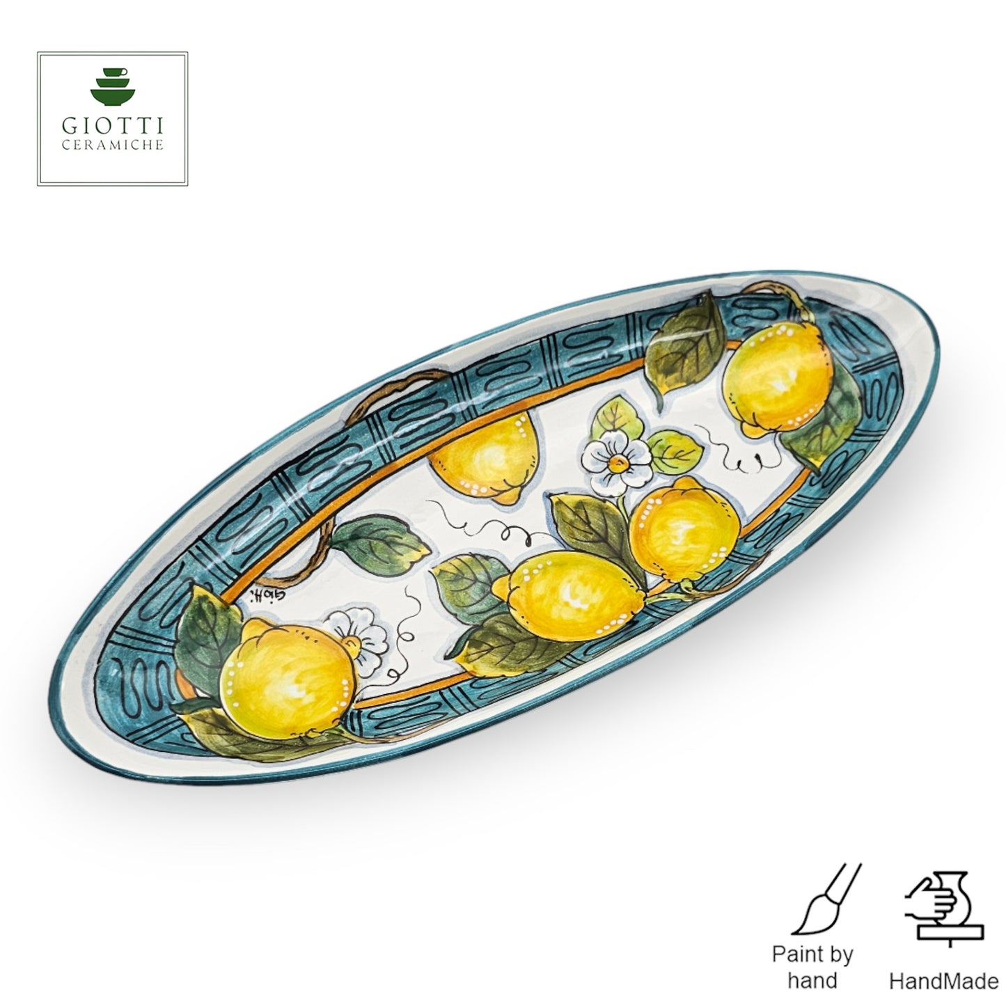 Fiesole Oval Narrow Tray Medium