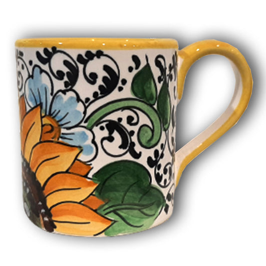 Bargino SunFlowers and Sparkle Mug